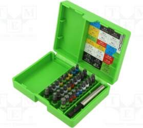 Tools set: screwdriver bits; Phillips,Pozidriv®