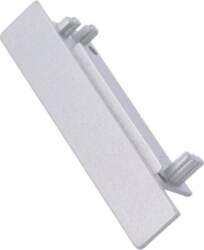TOPMET Cap for LED profiles; silver