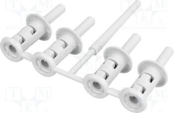 TRELLEBORG Rivets set; light grey; 4pcs