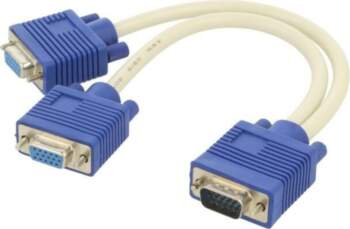 VCOM VGA splitter; D-Sub 15pin HD