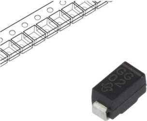 VISHAY Diode: rectifying; SMD; 400V; 1A
