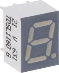 VISHAY Display: LED; 7-segment; 7mm; 0