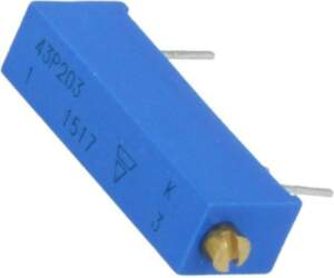 VISHAY Potentiometer: mounting; 20kΩ; multiturn; 750mW