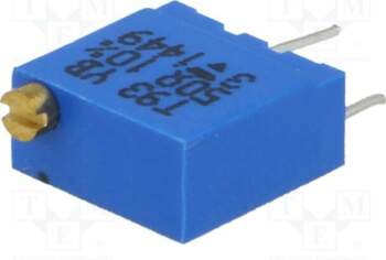 VISHAY Potentiometer: mounting; 50Ω; multiturn; 500mW