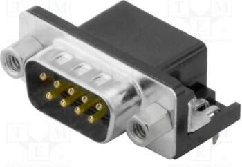WEIDMÜLLER Connector: D-Sub; plug; angled; soldering