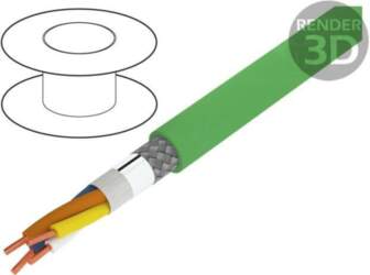 Wire; HELUKAT® PROFInet A; 2x2x22AWG; PROFINET
