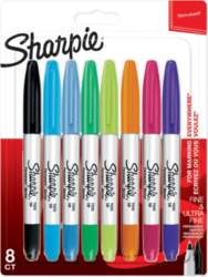 Marķieris Sharpie Twin Tip 8 gab