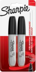 Sharpie Chisel marķieris melns blisteris 2