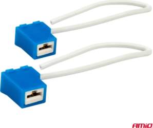 Amio Ceramic sockets angled 2 pcs