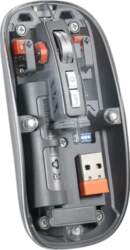Cliptec Computer mouse Transparent RZS630 wireless