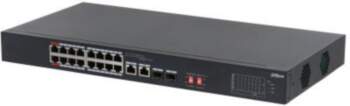 DAHUA Switch||S3218-16ET-135|Unmanaged switch|L2 switch layer|Rack-mountable|Stackable|1U form