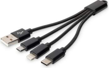 Digitus 3-in-1 USB A Lightning +