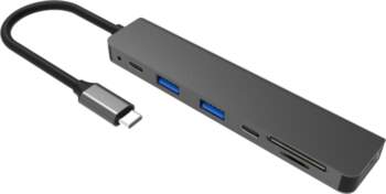 Fuj:tech Slim USB-C Hub with 100W