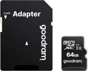 GOODRAM Memory MicroSD Card - 64GB