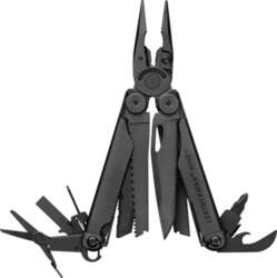 Leatherman Wave+ Multifunction Tool, Black (832526)