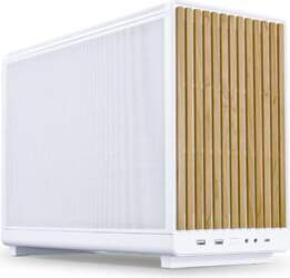 Lian Li Case||micro ATX/Micro-ITX|White/Wood|Micro Tower|PC| A3-mATX