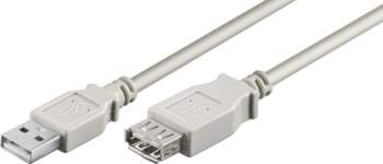 MicroConnect USB2.0 Extension A-A 1m