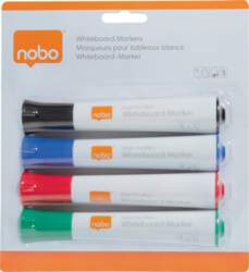 NOBO Glide whiteboard markers, round tip