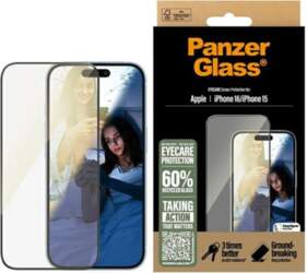 PanzerGlass EyeCare Screen Protector iPhone 16