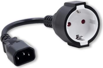 Qoltec Adapter IEC 320 C14 /