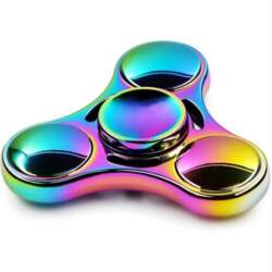 Rainbow Fidget Metal Spinner (neon-spin-fidget)
