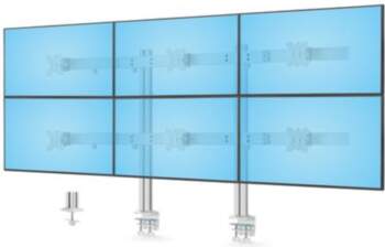 StarTech.com Six-Monitor Desk Mount with