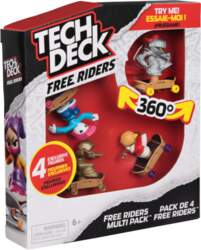 Tech Deck Free Riders, skating figures