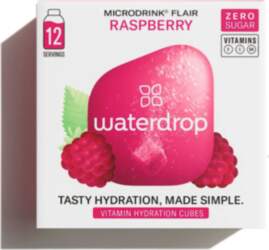Waterdrop Raspberry bubble cube, 12 x