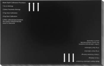 Calibration cards for cutting machine 3rd