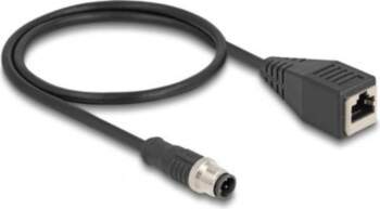 Delock M12 Adapter Cable D-coded 4