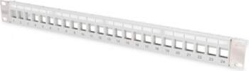 Digitus Modular patch panel, 24-port (gray