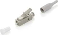 Equip LWL-connectors LC-LC Multimode 12pcs beige
