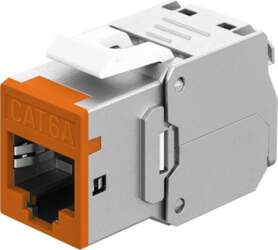 Goobay modular insert (coupling) Orange (77947)