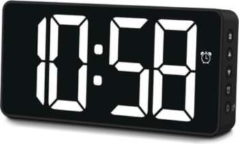 Hama Bali Digital Clock, Rectangular, Black
