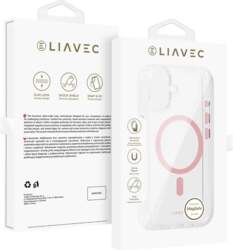 Liavec Glossy pink iPhone 16 case
