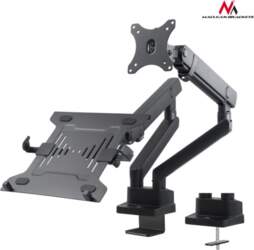 Maclean Double Stand for Monitor Notebook