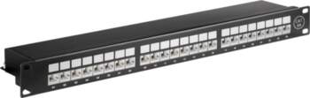 MicroConnect CAT6a 24 port 19""