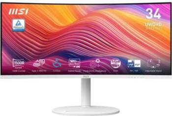 MSI Modern MD342CQPW computer monitor, 86