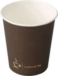 Multipack 250ml coffee cups with "