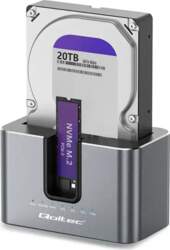 Qoltec 2-in-1 Docking Station with Cloning