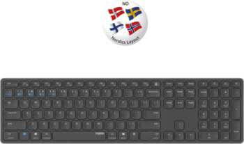 RAPOO Keyboard E9800M Wireless Multi-Mode Dark
