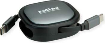Roline USB2.0 Retractable Cable,  C-C