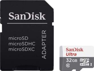 SANDISK Ultra Light microSDHC + SD