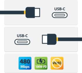 StarTech.com 6.6ft (2m) USB-C