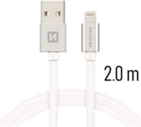 Swissten Textile Fast Charge 3A Lightning
