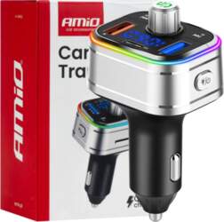 Amio Car FM Transmitter 1×USB-C microSD