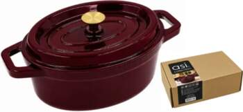 ASI COLLECTION Oval cast iron casserole