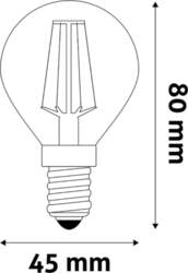 AVIDE LED Filament Bulb White Mini