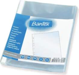 Bantex Glossy A4 documents, 40mic, 100