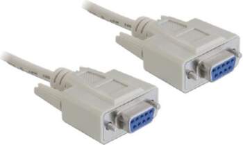 Delock Null modem cable D-Sub9 -